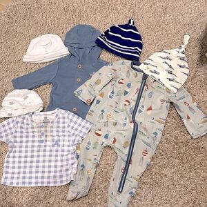 Blue Assortment of Baby Boy Items